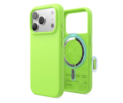 Etui do telefonów Elago Magsafe Silicon Case do iPhone 17 PRO Lime Green ES17MSSC63PRO-LIGR